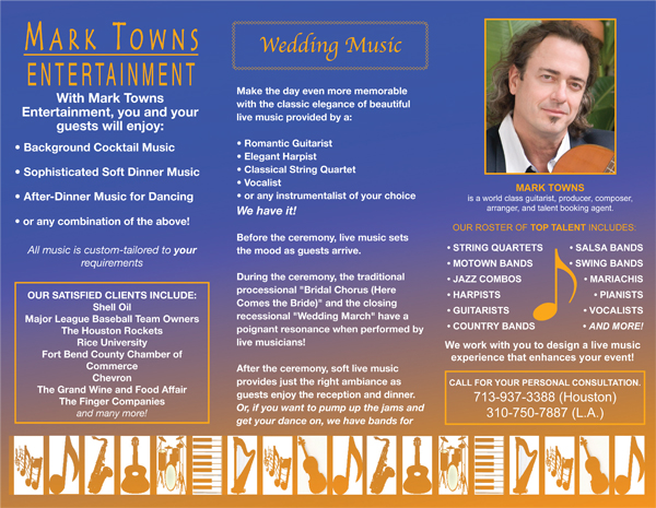 Mark Towns Entertainment Brochure